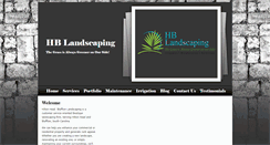 Desktop Screenshot of hblandscapingsc.com